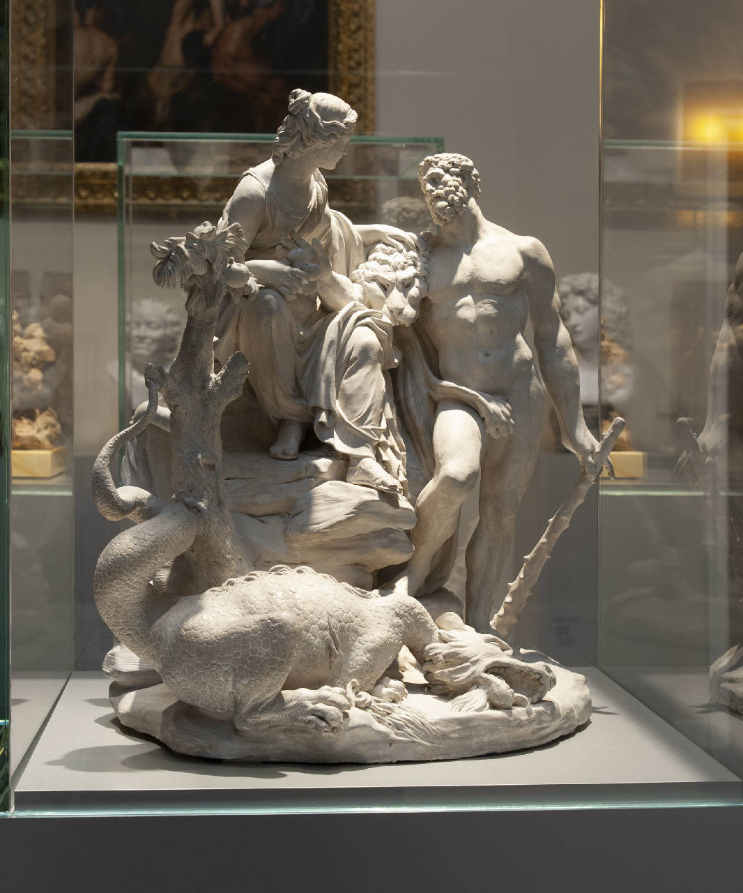 Ercole nel giardino delle Esperidi (scultura) di Tagliolini, Filippo (attribuito) (sec. XVIII)