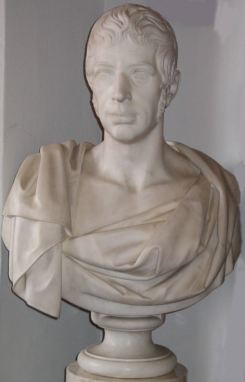 busto dell'architetto Giacomo Bianconi (busto) di Croff, Giuseppe (sec. XIX)