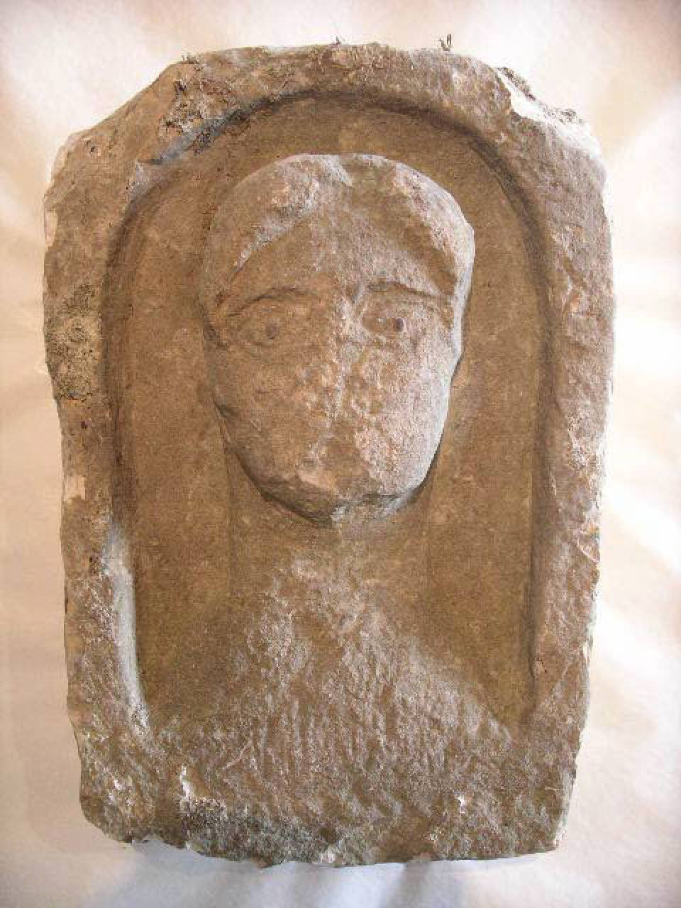 volto (stele funeraria) - ambito lombardo (sec. XIII)