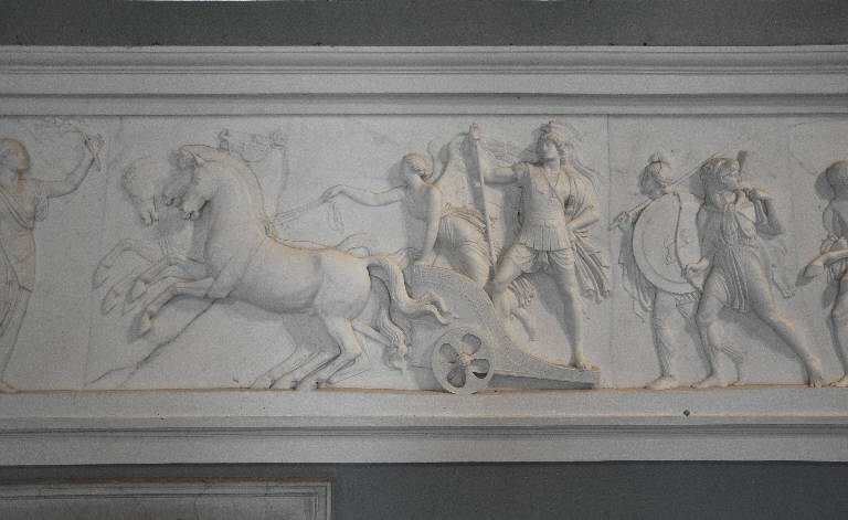 Ingresso trionfale di Alessandro Magno a Babilonia (fregio a rilievo) di Thorvaldsen, Berthel (prima metà sec. XIX)