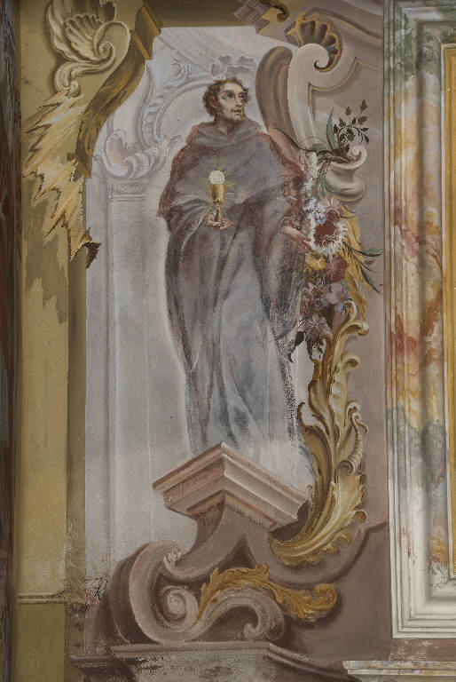 Santo (dipinto murale) di Valdani, Alessandro (attr.) - ambito lombardo (sec. XVIII)