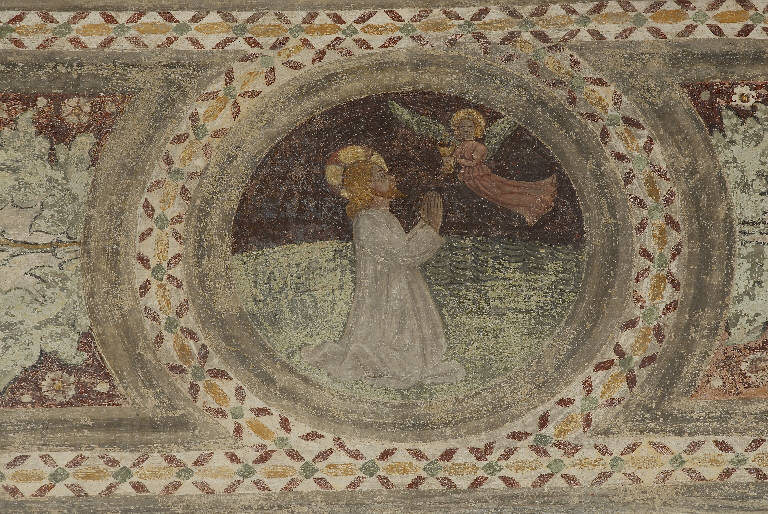 CRISTO NELL'ORTO DI GETHSEMANI (dipinto murale) - ambito lombardo (ultimo quarto sec. XV)