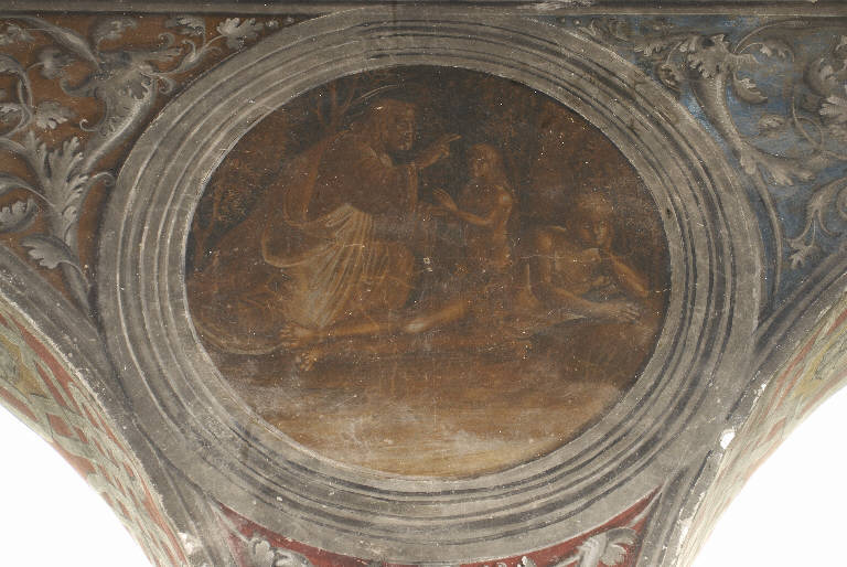 CREAZIONE DI EVA (dipinto murale) di De Donati, Alvise (e aiuti) (sec. XVI)