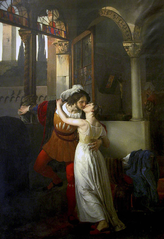 L'ultimo bacio di Romeo e Giulietta (dipinto) di Hayez, Francesco (sec. XIX)