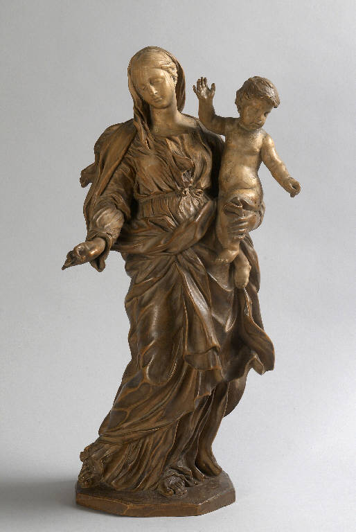 Madonna del Rosario (statuetta) di Ferrata, Ercole (seconda metà sec. XVII)