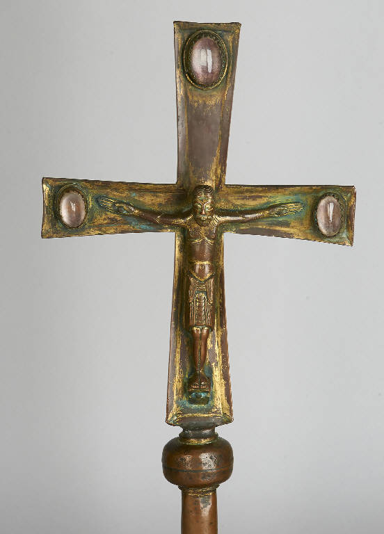 Croce antelamica, Croce astile (croce astile) - ambito lombardo (prima metà sec. XII)