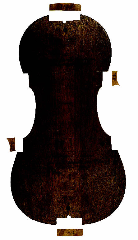 forma per viola tenore di Stradivari, Antonio (sec. XVII)