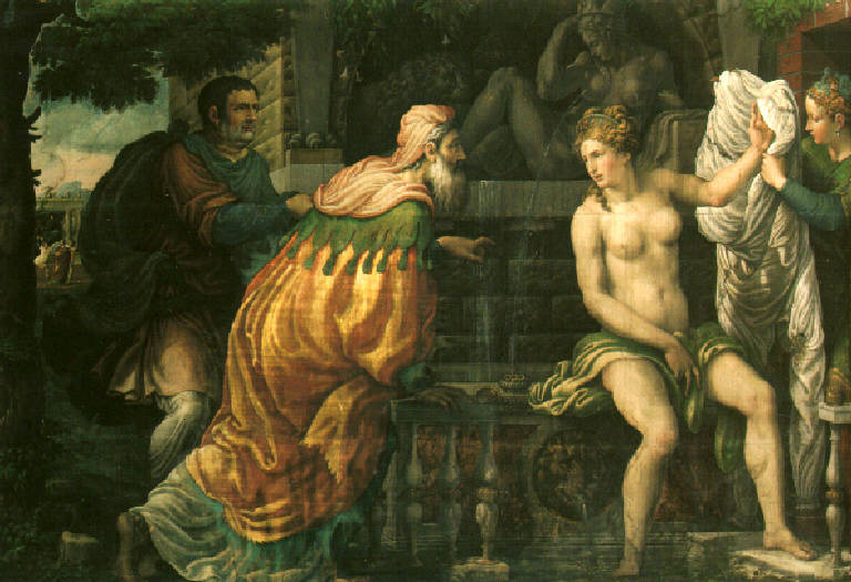Susanna e i vecchioni (dipinto) di Campi Antonio (secondo quarto sec. XVI)