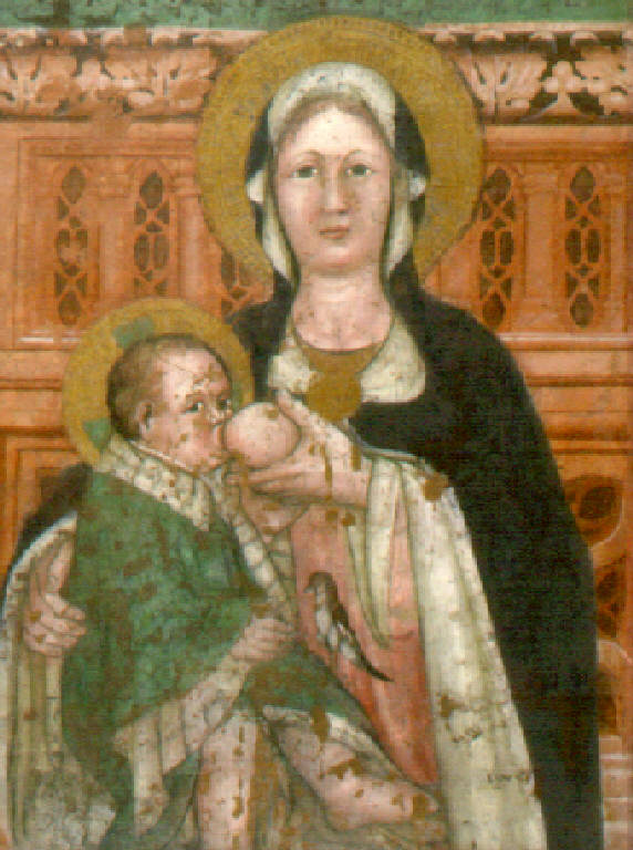 Madonna del latte (dipinto) - scuola lombarda (primo quarto sec. XV)