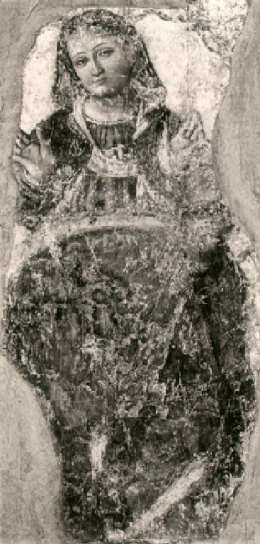 Madonna orante (dipinto) - scuola bresciana (primo quarto sec. XVI)