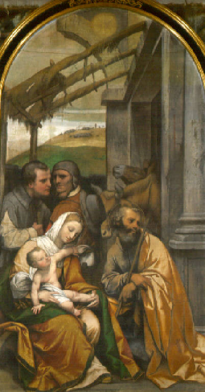 Adorazione dei pastori (dipinto) di Bonvicino Alessandro detto Moretto (secondo quarto sec. XVI)
