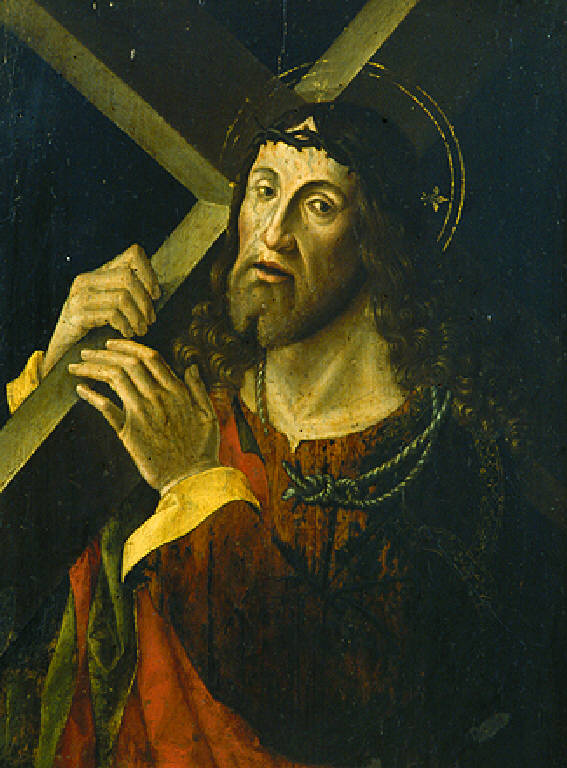 Cristo portacroce (dipinto) di Ferramola Floriano (secondo quarto sec. XVI)