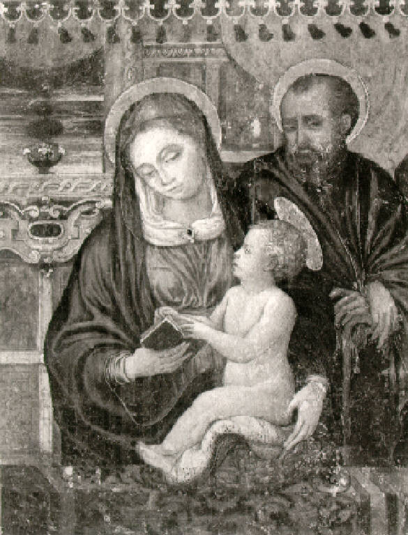Sacra Famiglia (dipinto) - scuola bresciana (prima metà sec. XVI)
