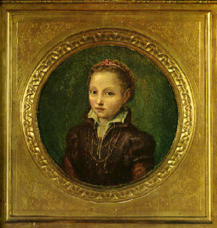 Ritratto di Europa Anguissola bambina (dipinto) di Anguissola Lucia (terzo quarto sec. XVI)