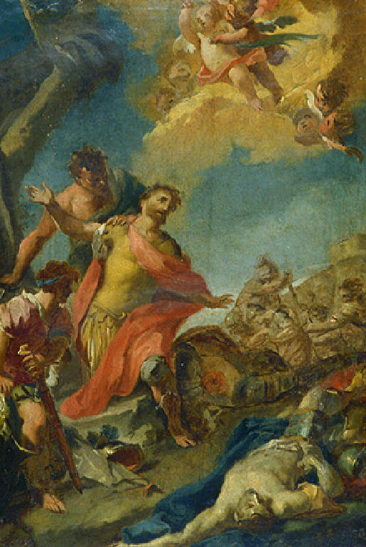 Martirio della legione tebana (dipinto) di Balestra Antonio (secondo quarto sec. XVIII)