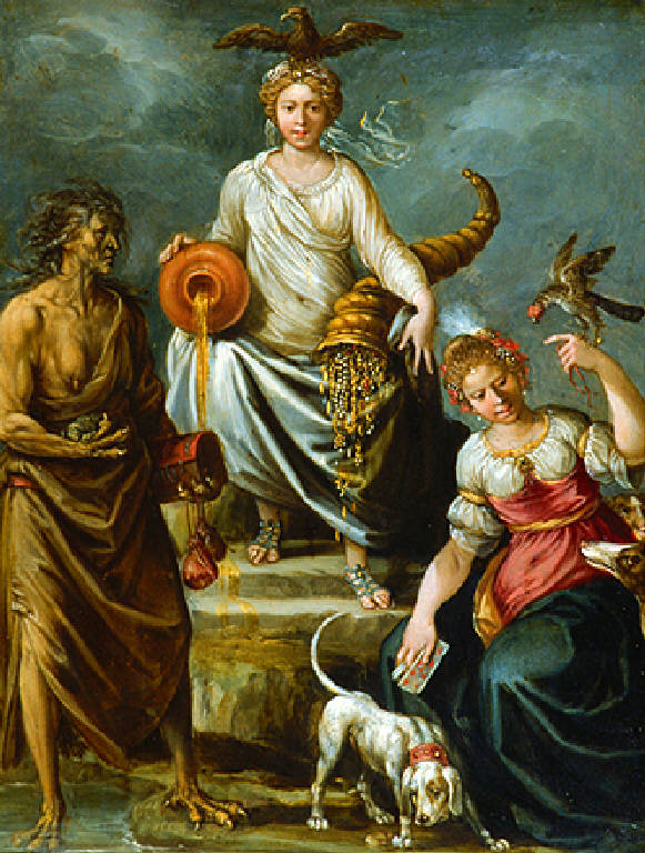 Abbondanza (dipinto) di Cesari Giuseppe detto Cavalier d'Arpino (primo quarto sec. XVII)