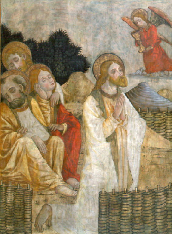 Orazione di Cristo nell'orto dei Gethsemani (dipinto) di Maestro di Santa Maria degli Angeli a Gardone Val Trompia (inizio sec. XVI)
