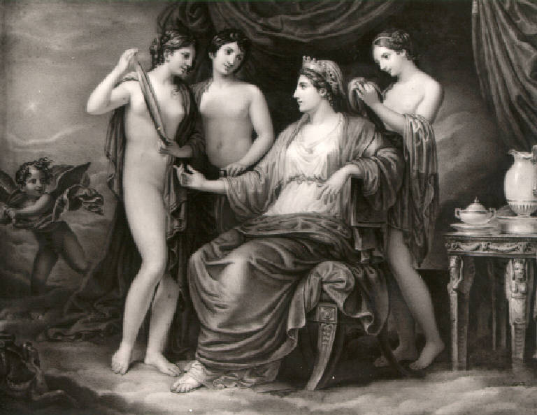 Venere e le grazie (dipinto) di Vergine Pietro (metà sec. XIX)