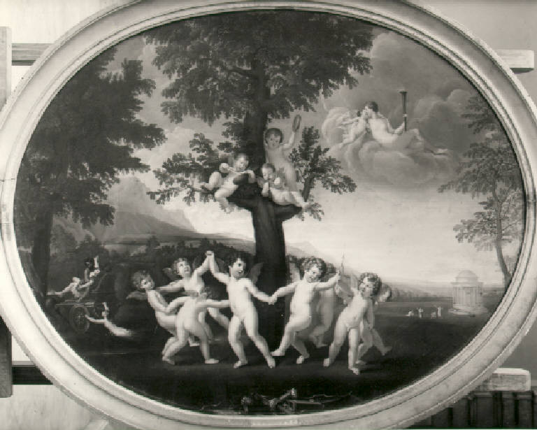 Danza degli amorini e ratto di Proserpina (dipinto) di Sala Alessandro (prima metà sec. XIX)