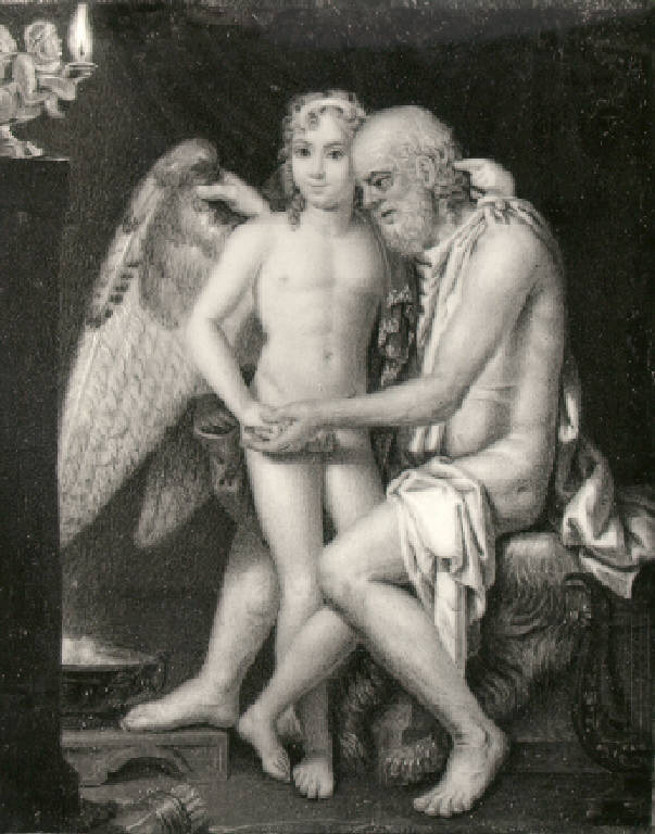 Dedalo ed Icaro (dipinto) di Gigola Giovanni Battista (seconda metà sec. XVIII)