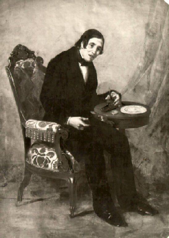 Ritratto di camillo brozzoni (dipinto) di Inganni Angelo (sec. XIX)