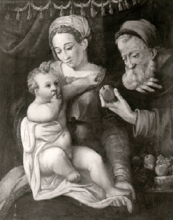 Sacra Famiglia (dipinto) - scuola veneta (fine sec. XVI)