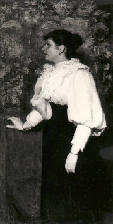 Ritratto di santina tellaroli vecchia (dipinto) di Cresseri Gaetano (secondo quarto sec. XX)