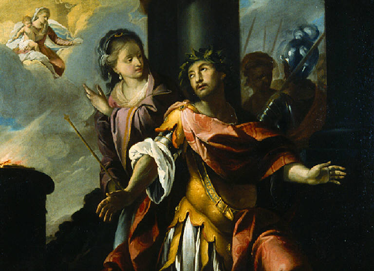 Augusto e la Sibilla (dipinto) - scuola veneta (inizio sec. XVIII)