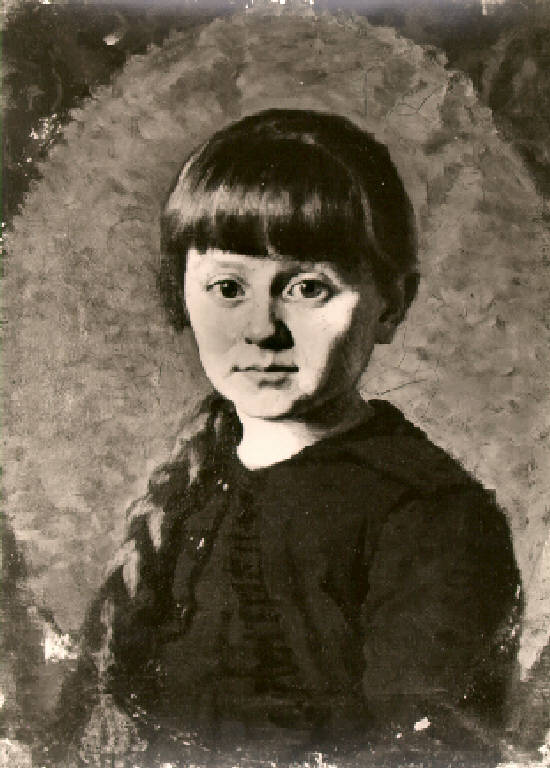 Ritratto di mary figlia del pittore roberto venturi (dipinto) di Venturi Roberto (ultimo quarto sec. XIX)