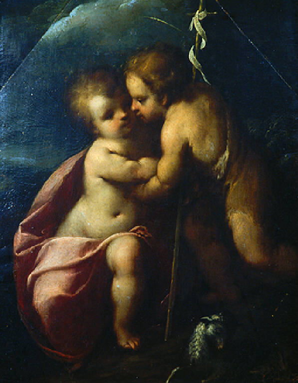 Gesù Bambino e San Giovannino (dipinto) di Nuvolone Giuseppe (terzo quarto sec. XVII)