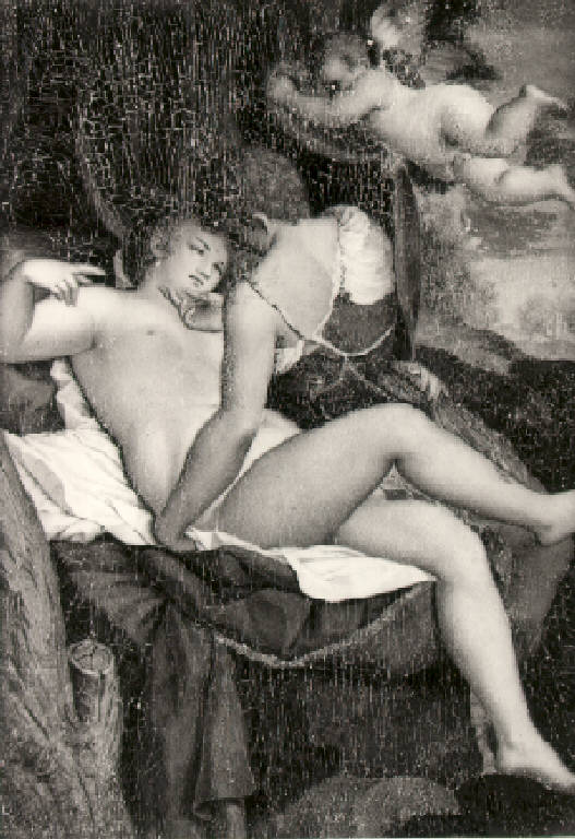 Amori di Venere e Marte (dipinto) di Gigola Giovanni Battista (seconda metà sec. XVIII)