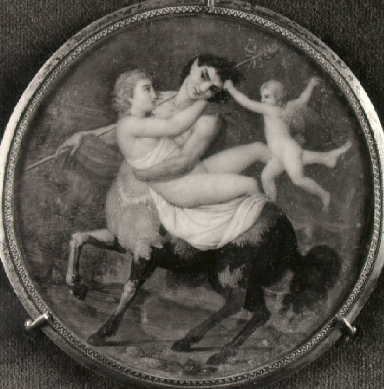 Centauro che rapisce una ninfa (dipinto) di Gigola Giovanni Battista (seconda metà sec. XVIII)