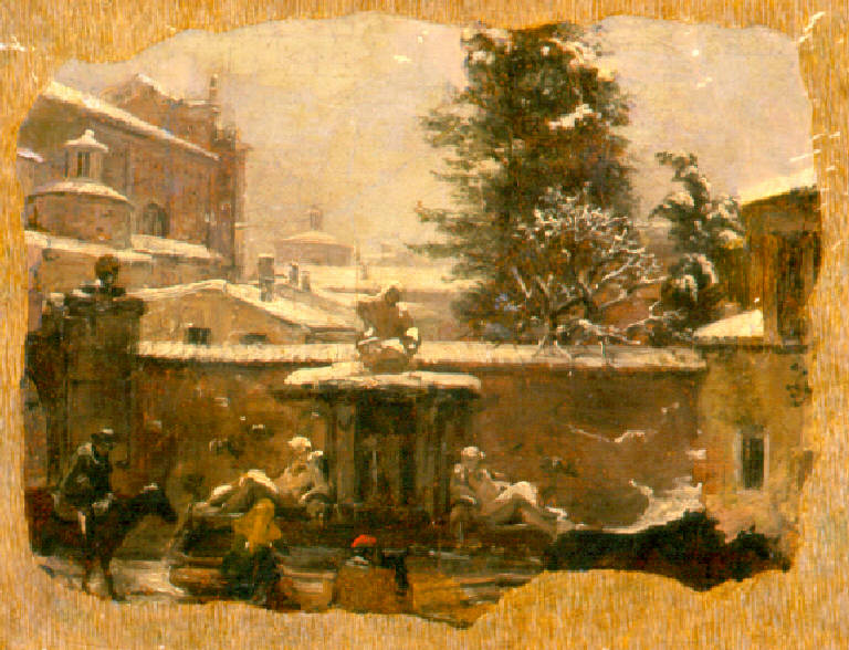 Veduta di Brescia (dipinto) di Inganni Angelo (sec. XIX)