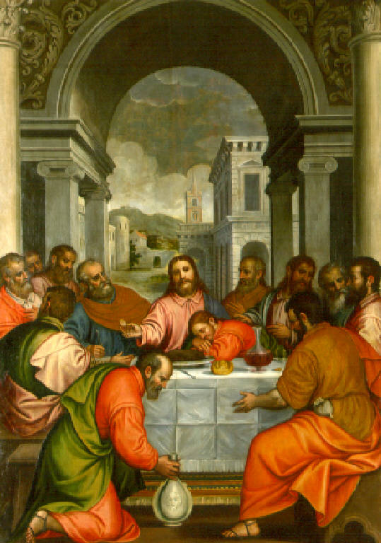 Ultima Cena (dipinto) di Marone Pietro (ultimo quarto sec. XVI)