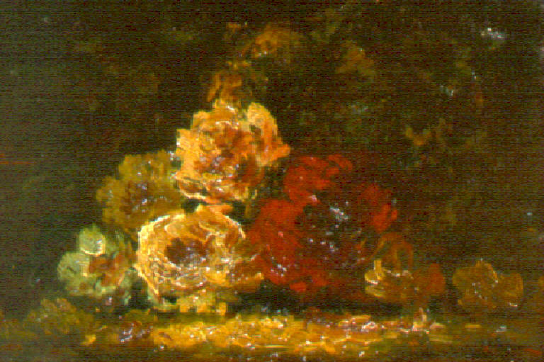 Natura morta con fiori (dipinto) di Monticelli Adolphe (sec. XIX)