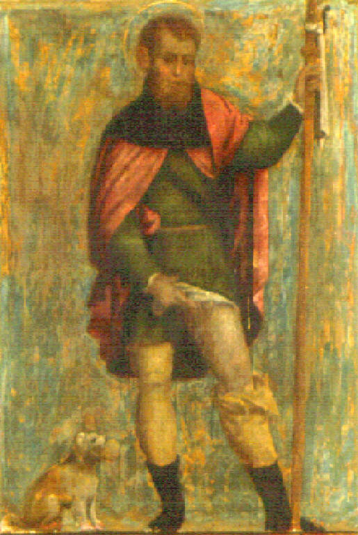 San Rocco (dipinto) di Ricchino Francesco (terzo quarto sec. XVI)