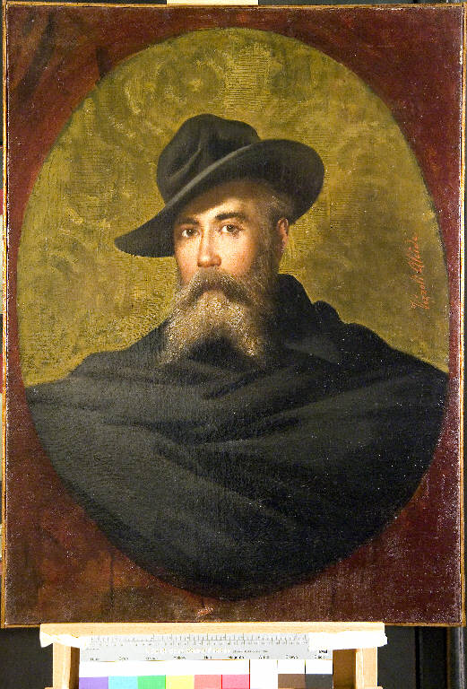 Ritratto di Giuseppe Tironi, Giuseppe Tironi (volontari garibaldini) (dipinto) di Vezzoli, Alcide (fine/inizio secc. XIX/ XX)
