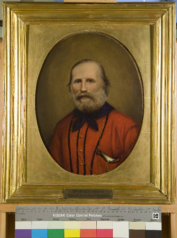 Ritratto di Giuseppe Garibaldi, Giuseppe Garibaldi (dipinto) di Induno, Domenico (seconda metà sec. XIX)