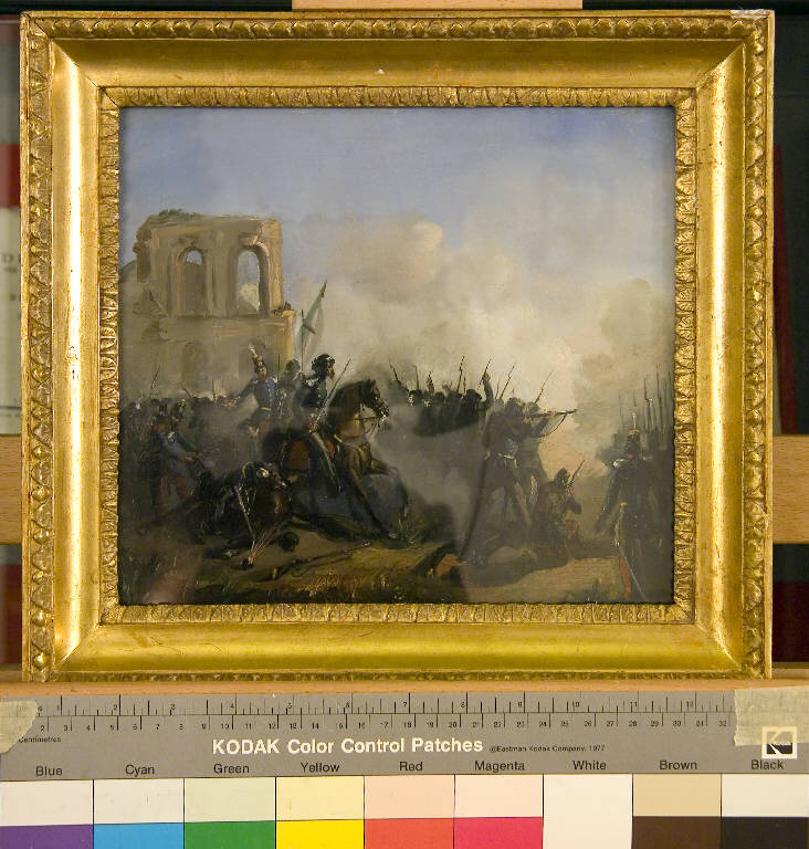Luciano Manara, assalto a Villa Spada a Roma nel 1849, Luciano Manara (volontari Risorgimento) (dipinto) di ignoto (seconda metà sec. XIX)