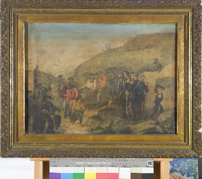 Scontro di Aspromonte 28 agosto 1862, Volontari garibaldini (dipinto) di ignoto (seconda metà sec. XIX)