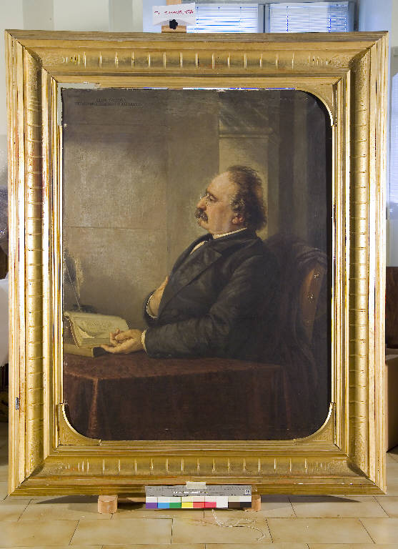 Ritratto di Silvio Spaventa, Silvio Spaventa (dipinto) di Rillosi, Giuseppe (sec. XIX)