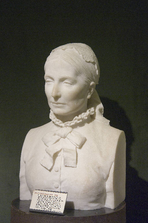 Alba Coralli Camozzi, Alba Coralli Camozzi (ruolo femminile nel Risorgimento) (busto) di Felici, Augusto (sec. XIX)