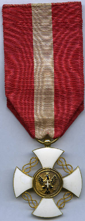 Croce di Cavaliere dell'Ordine della Corona d'Italia (Medagliere di Francesco Cucchi), croce di cavaliere (croce di ordine cavalleresco) - produzione (sec. XIX)