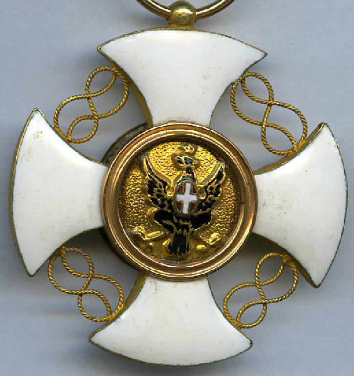 Croce di Cavaliere dell'Ordine della Corona d'Italia (Medagliere di Ildebrando Flores), croce di cavaliere (croce di ordine cavalleresco) - produzione (sec. XX)
