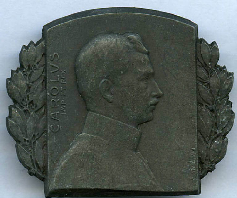 Distintivo commemorativo dell'esercito austro-ungarico, Carlo I d'Austria (distintivo) di MARSCHALL, P. [?] (sec. XX)