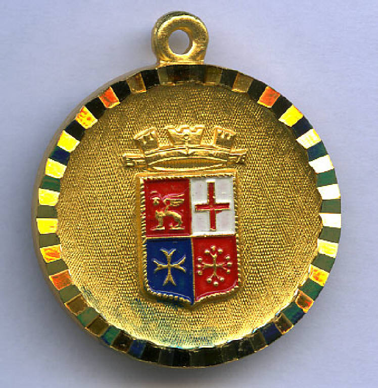 Medaglia Gruppo Marinai d'Italia Bordighera, stemma Marina Militare; stemma Associazione Nazionale Marinai d'Italia (medaglia) (sec. XX)