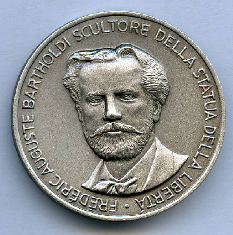 Medaglia commemorativa del centenario della Statua della Libertà, Frédéric Auguste Bartholdi; Statua della Libertà (medaglia) (sec. XX)