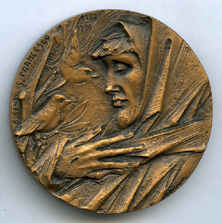 8° Centenario di San Francesco d'Assisi, Francesco d'Assisi (medaglia) di ; Guidotti, Ferruccio (sec. XX)