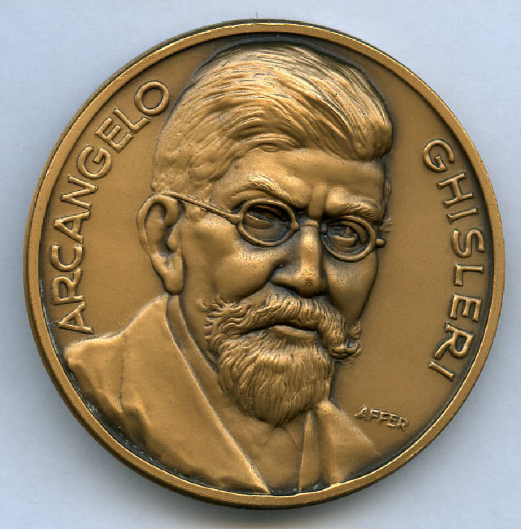 Medaglia in onore di Arcangelo Ghisleri, Arcangelo Ghisleri (medaglia) di ; Affer, Costantino (sec. XX)