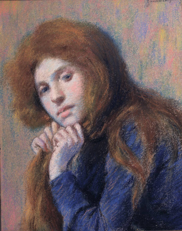 Matilde, Ritratto di Matilde (dipinto) di Zandomeneghi Federico (sec. XX)